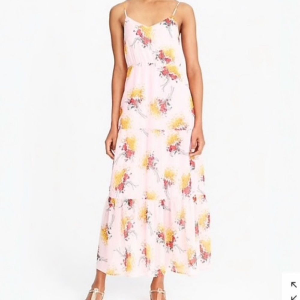 J. Crew Mercantile Women’s floral boho prairie maxi pink dress size 4 - NWOT!
